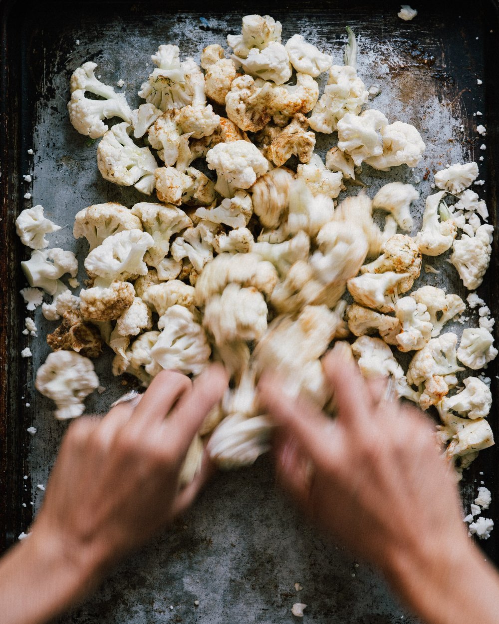 TAHINI GLAZED CAULIFLOWER