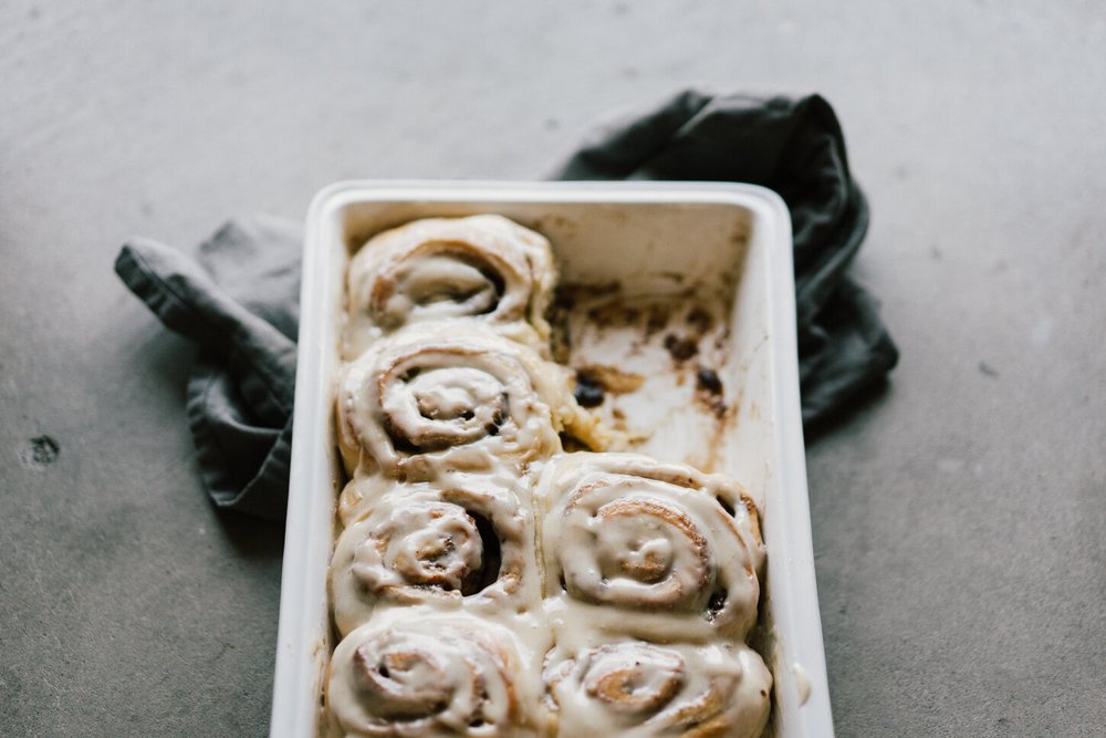 SWEET POTATO CINNAMON ROLLS
