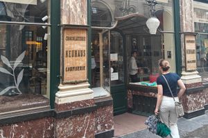 Neuhaus Chocolate Shop  in Brussels, Belgium